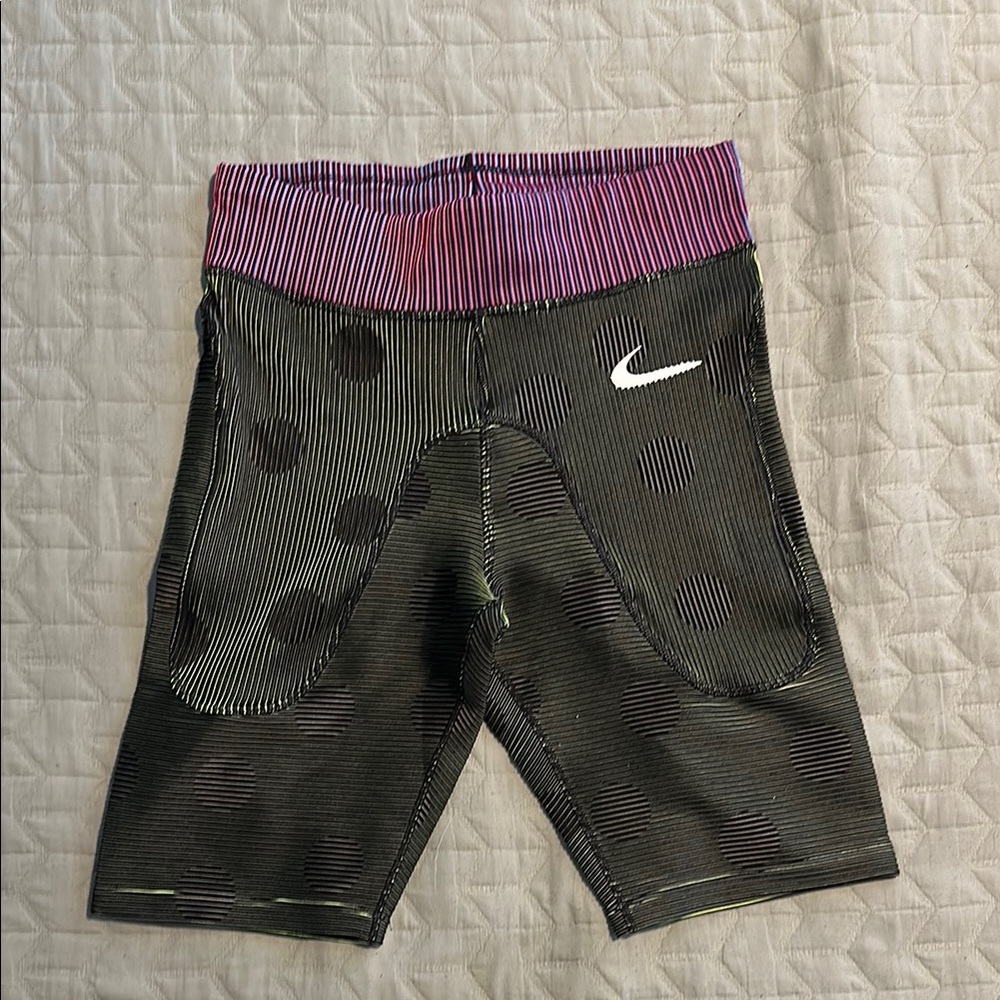 Off-White Black and Pink Athletic Shorts